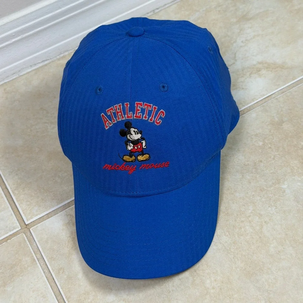 Nike Golf Blue Disney Parks Mickey Mouse Athletic Hat Swoosh Cap